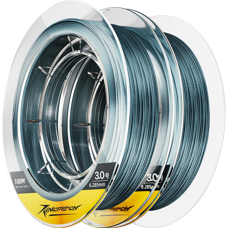 ZHUIANG MAU LINE, 9-100-METRE PE MAIN LINE, SUPER-STRENGTH PULL 8-PART RAFT-FISHING TRACK