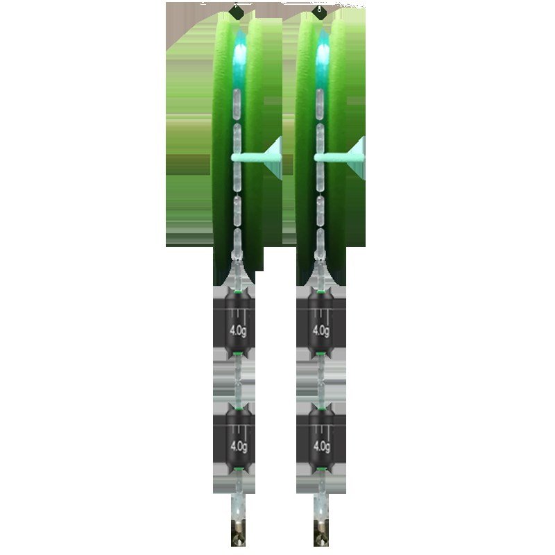 Double lead line to avoid small fish and fish product main lined up with multiple fishing lines
