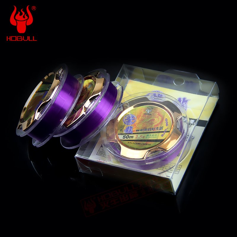 Fire Cow violet fishing line strong-strength lead line racer Snylon fishing gear