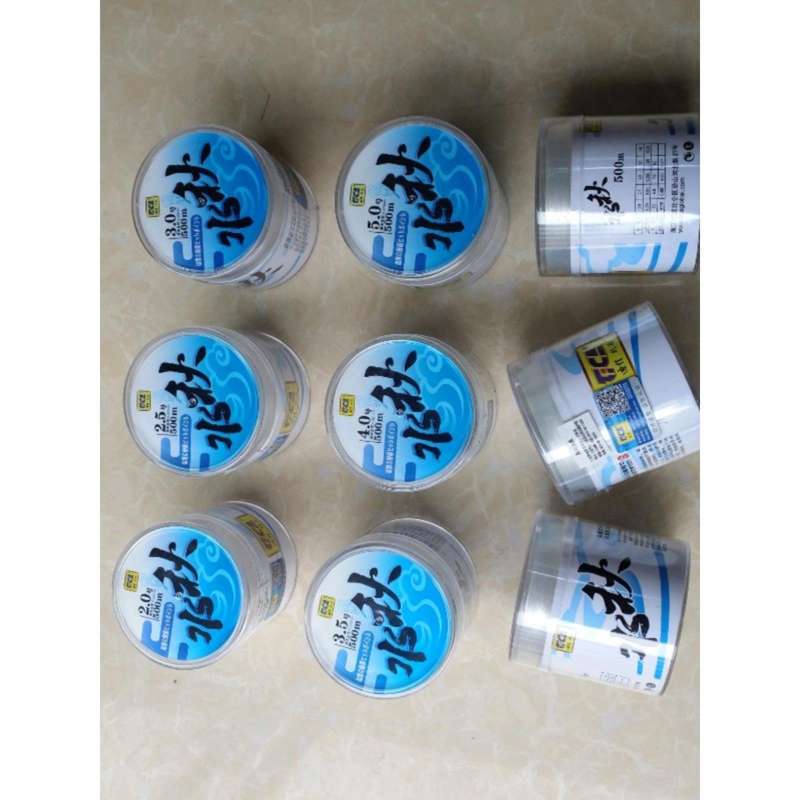 The Dejah Autumn Water 500 meters of wiring, the main line of fishing lines is 3 and 5 and 6 and 8-7