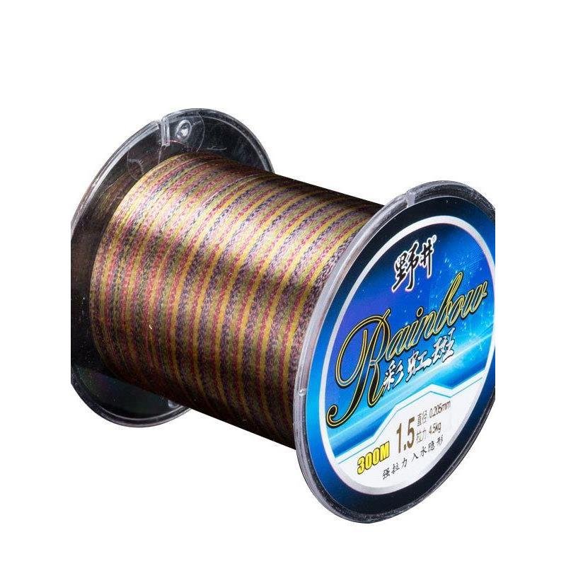 Noi's colored nylon line, specky line main line, high-strength pull invisibility, soft colored fish line, 100 meters