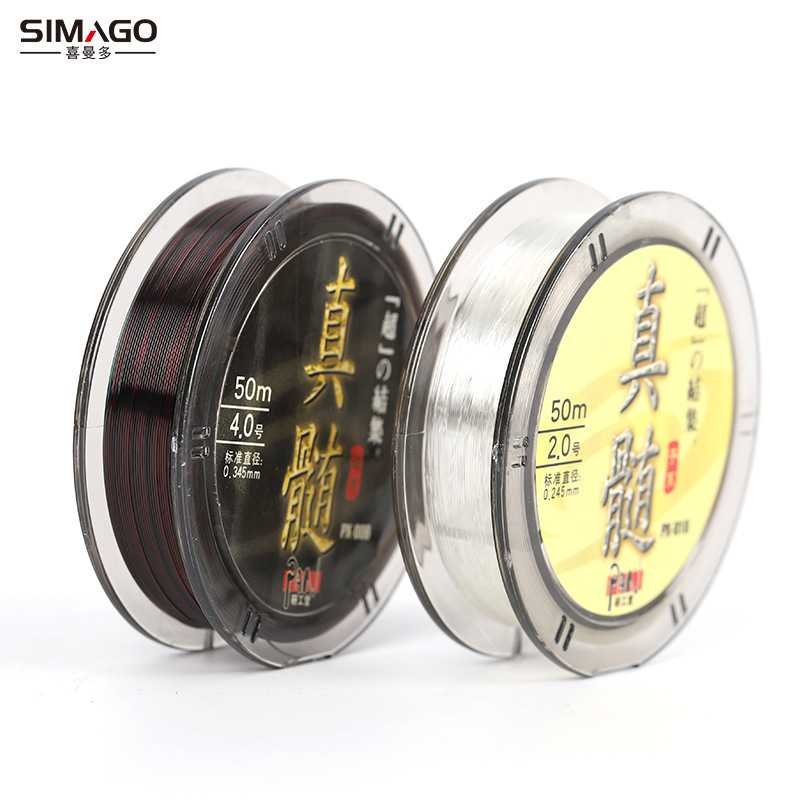A 50-meter import of nylon fishing lines from the Shinmando Institute of Research and Technology without twirling the main line