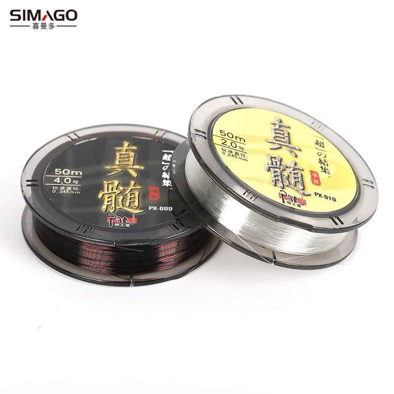 A 50-meter import of nylon fishing lines from the Shinmando Institute of Research and Technology without twirling the main line