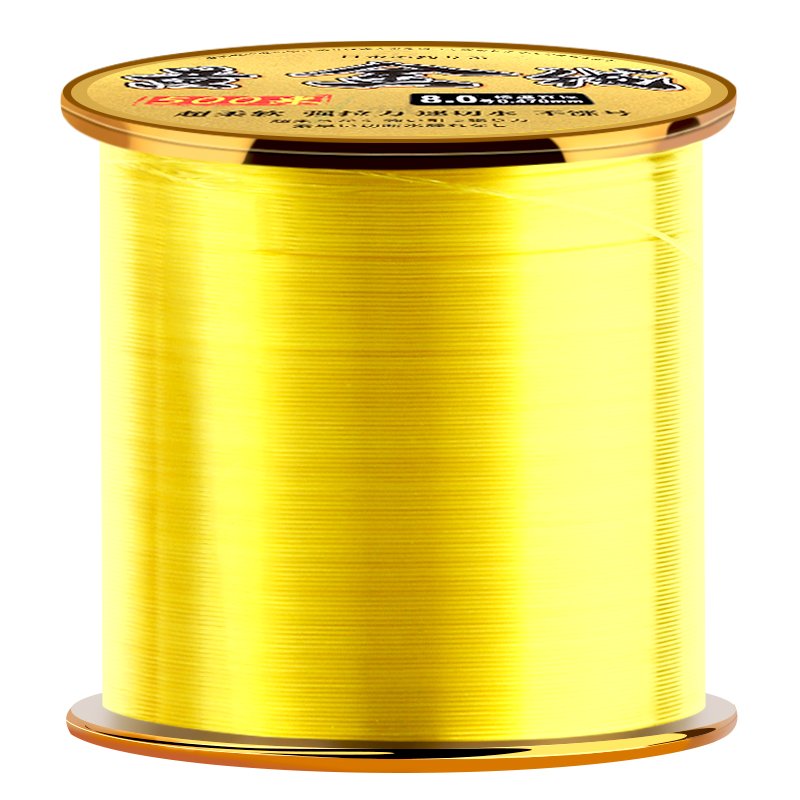 Importing 500-metre gold fishing line main line, super soft and soft, without rolling the nylon line
