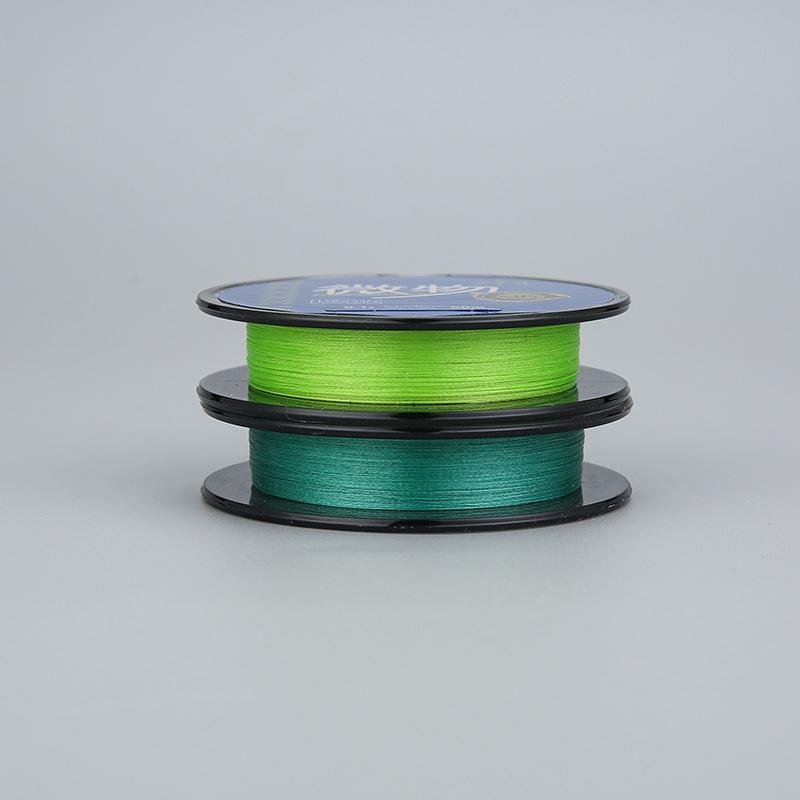 MICRO-X4 SMOOTH AND TENUOUS PE LINE, 50 M AND 100 M., JAPANESE SILK HIGH-DENSITY WOVEN FISH