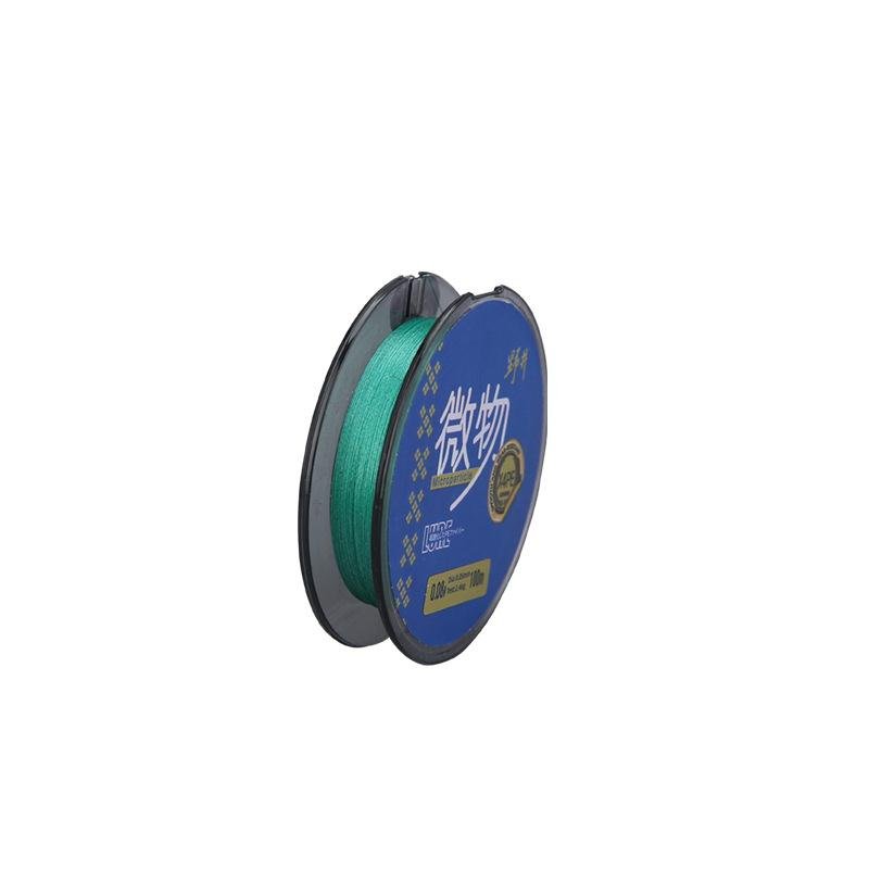 MICRO-X4 SMOOTH AND TENUOUS PE LINE, 50 M AND 100 M., JAPANESE SILK HIGH-DENSITY WOVEN FISH
