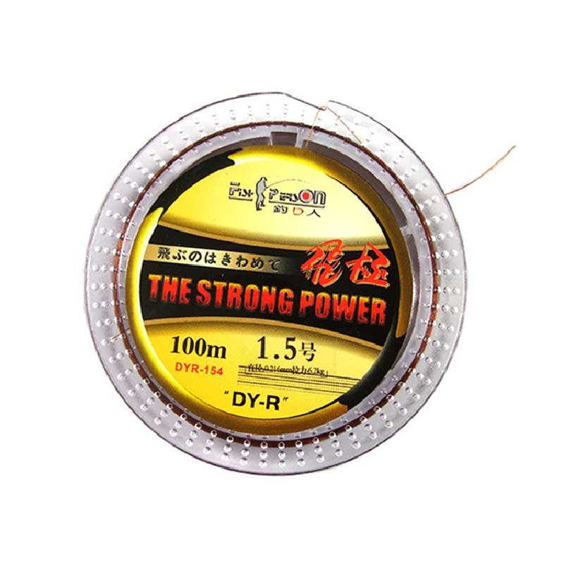 The main line of the fishing mermaid line is 100 metres high and the Japanese silk is very strong in cutting water and fishing lines