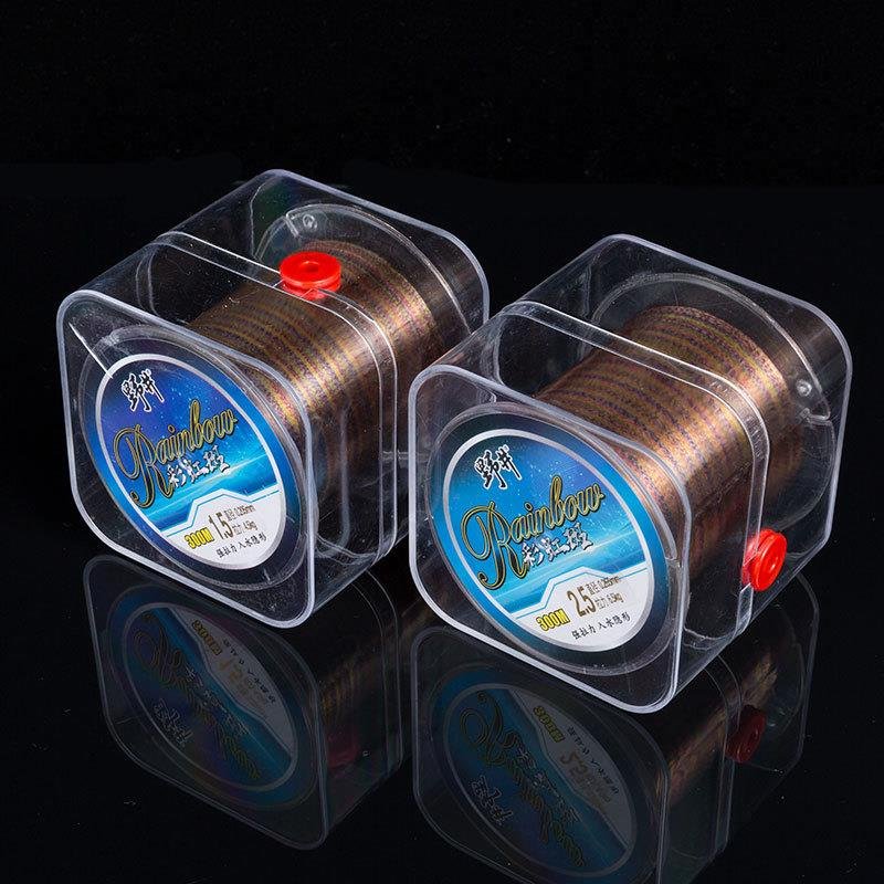 Noi's colored nylon line, specky line main line, high-strength pull invisibility, soft colored fish line, 100 meters