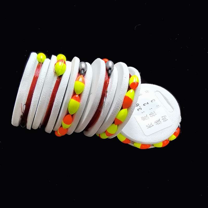 Blanche line traditional seven-star drift line group, single hook, drift-fish hook, tie the main line