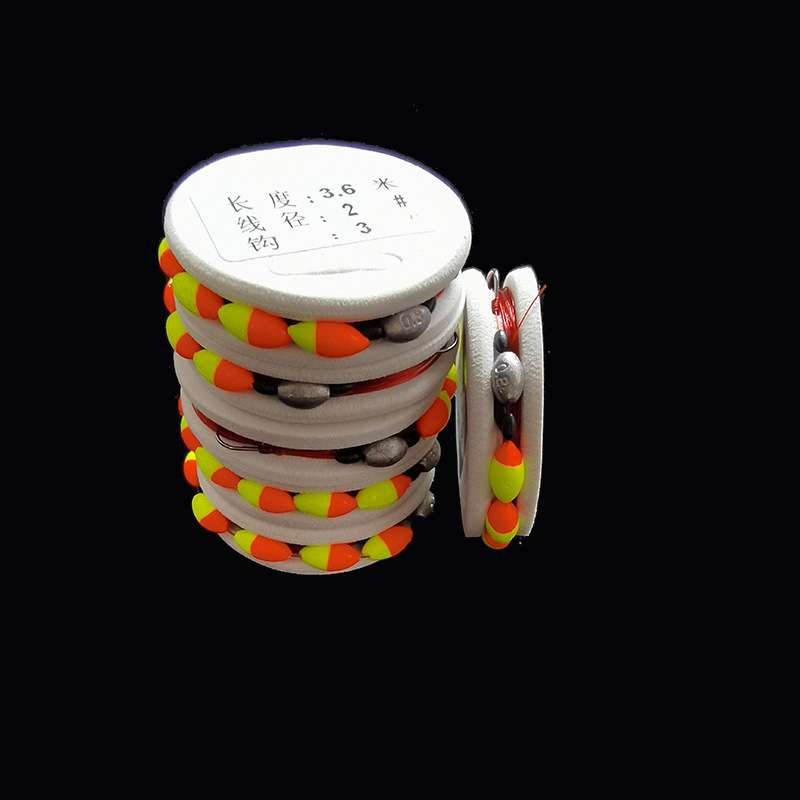 Blanche line traditional seven-star drift line group, single hook, drift-fish hook, tie the main line