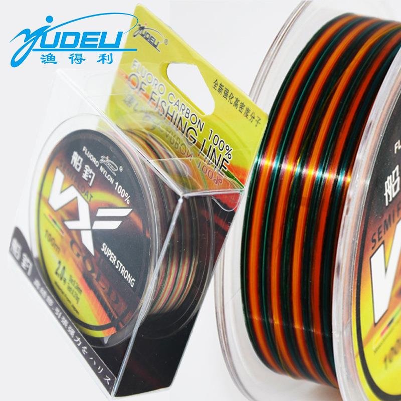 Cross-border supply, one-metre colour, nylon raft line, 100-metre boat line, one-metre-one-colour count line
