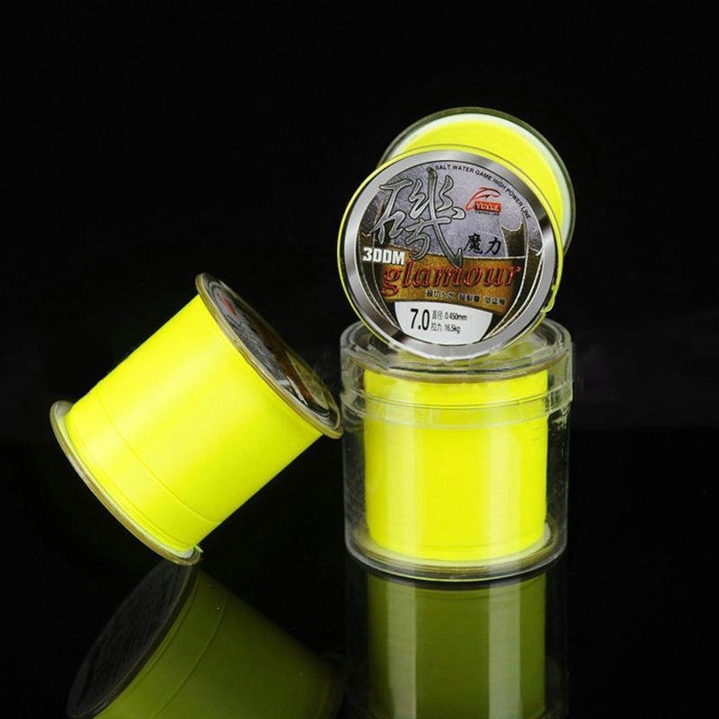 High-intensity, semi-floating, 300 meters of fluorescent and fluorescent-resistant-wire pole line submersible
