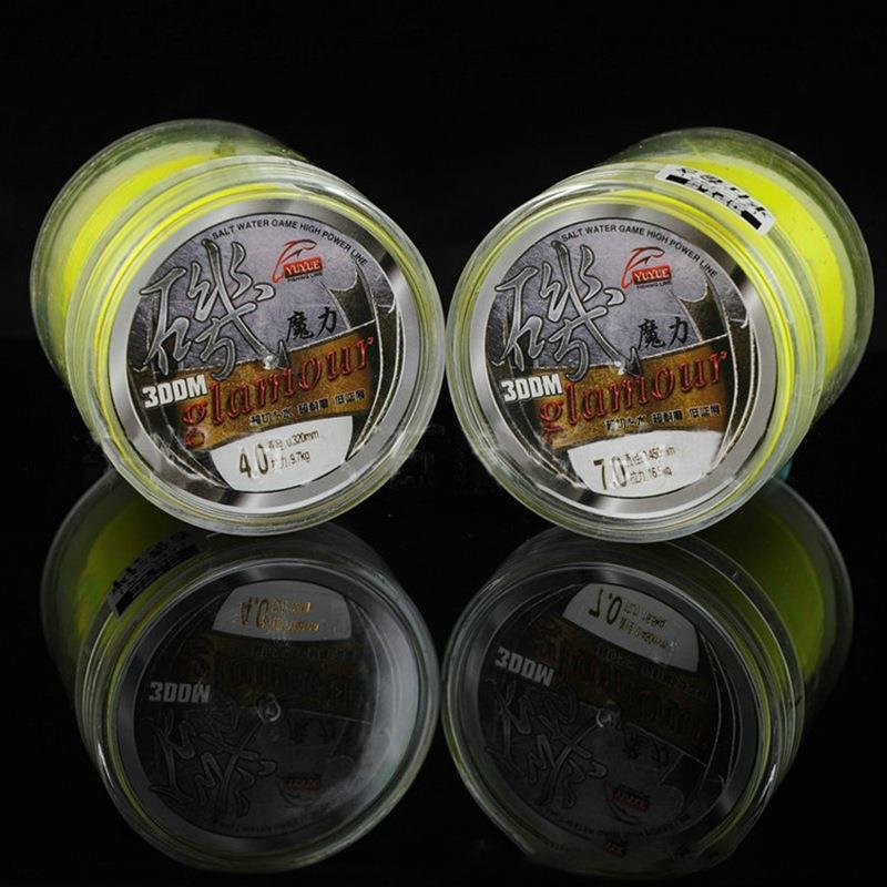 High-intensity, semi-floating, 300 meters of fluorescent and fluorescent-resistant-wire pole line submersible