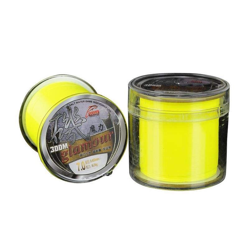 High-intensity, semi-floating, 300 meters of fluorescent and fluorescent-resistant-wire pole line submersible