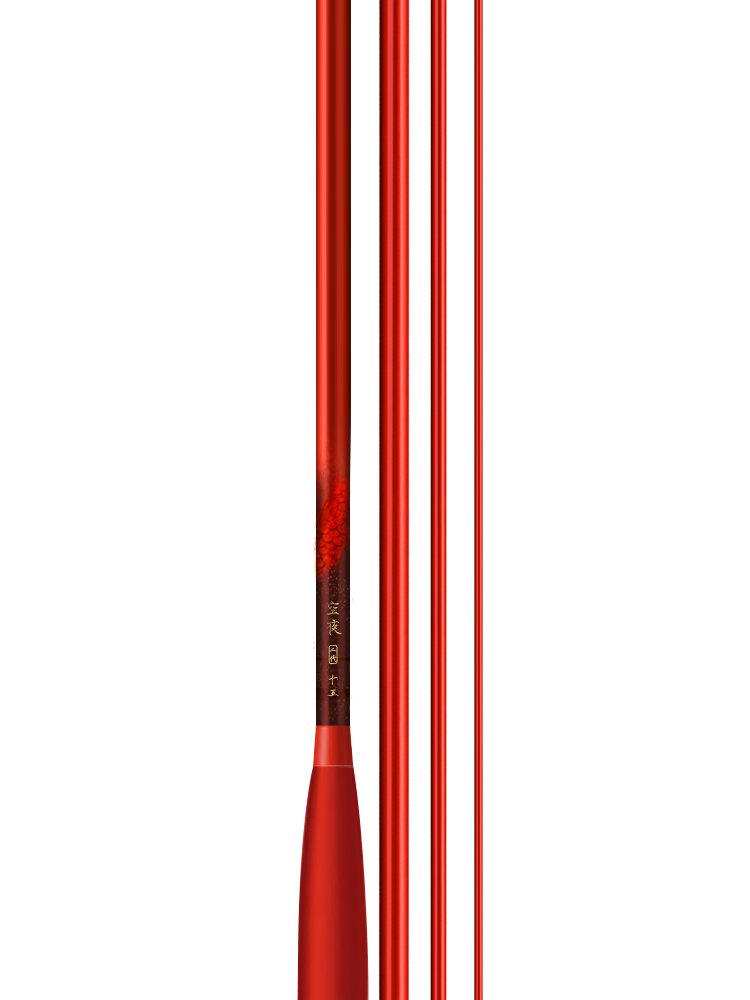 Ideas 2nd generation of Chinese red 28-moderated fish rods are all coated with fine fish rods and brook currents