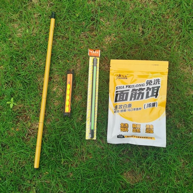New-handed fish poles with a set of short-lived fishing poles and a 37-twirl pole