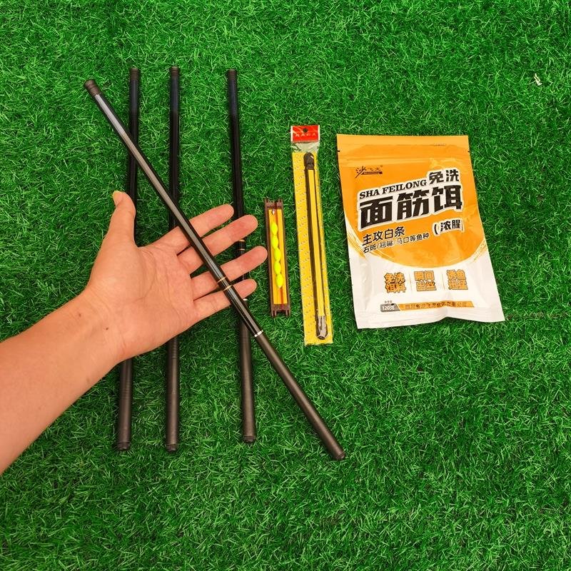 New-handed fish poles with a set of short-lived fishing poles and a 37-twirl pole