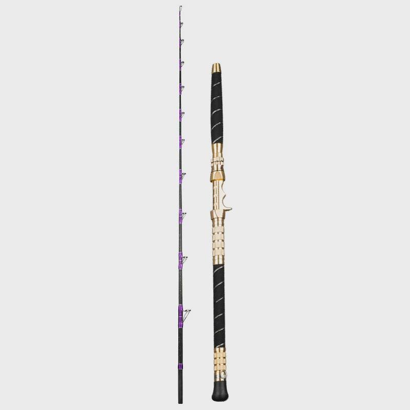 Solid deep-sea fishing poles, super-rigid cod poles, poles, poles, poles