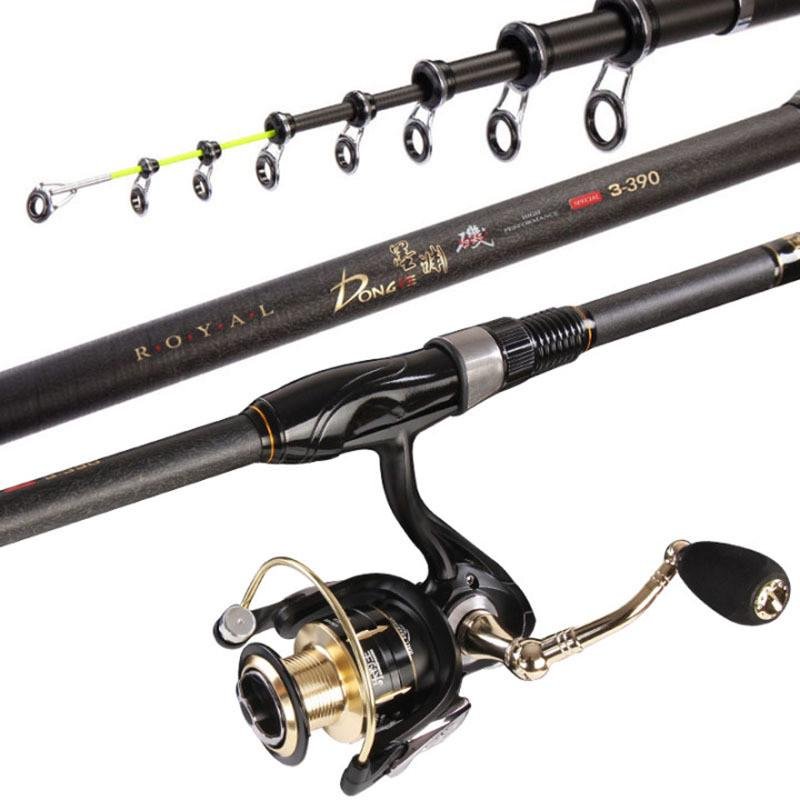 Short-term fishing poles, drifting far away from the green poles, with a light and hard heart rods, and a fishing pole