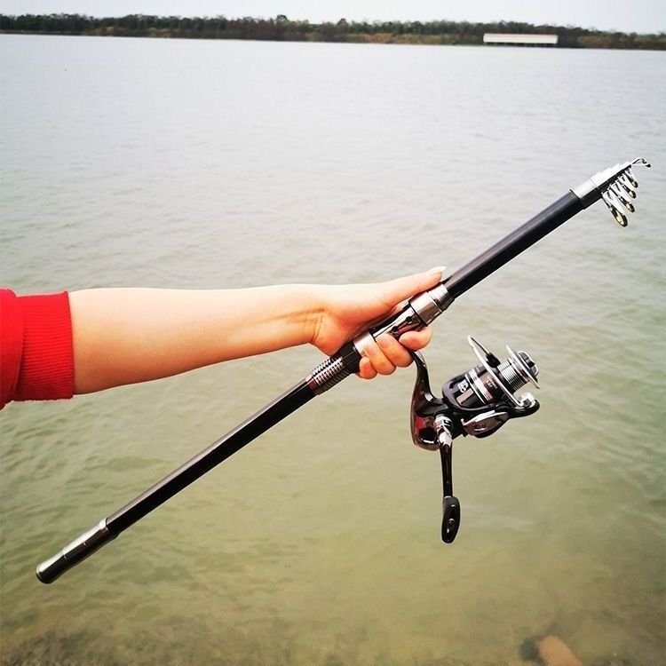 Han Ding super-hard poles, full of big poles, a long-distance pole-fishing pole hook