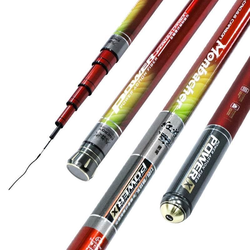 Dreambach's red wall and light-size fishing poles and poles