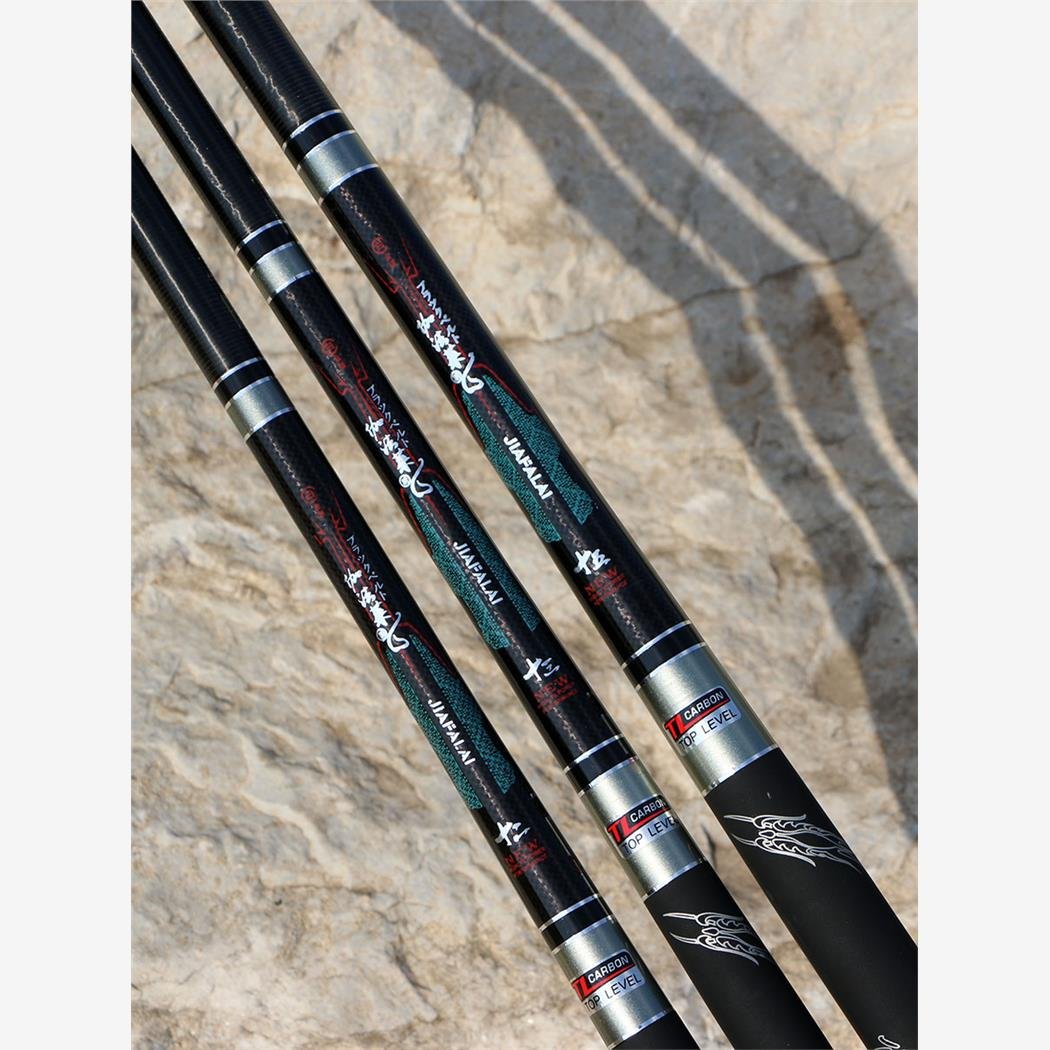 high carbon-resilient 5h28 short-twirl fish poles, streaming poles, overweight, fine and integrated fishing poles
