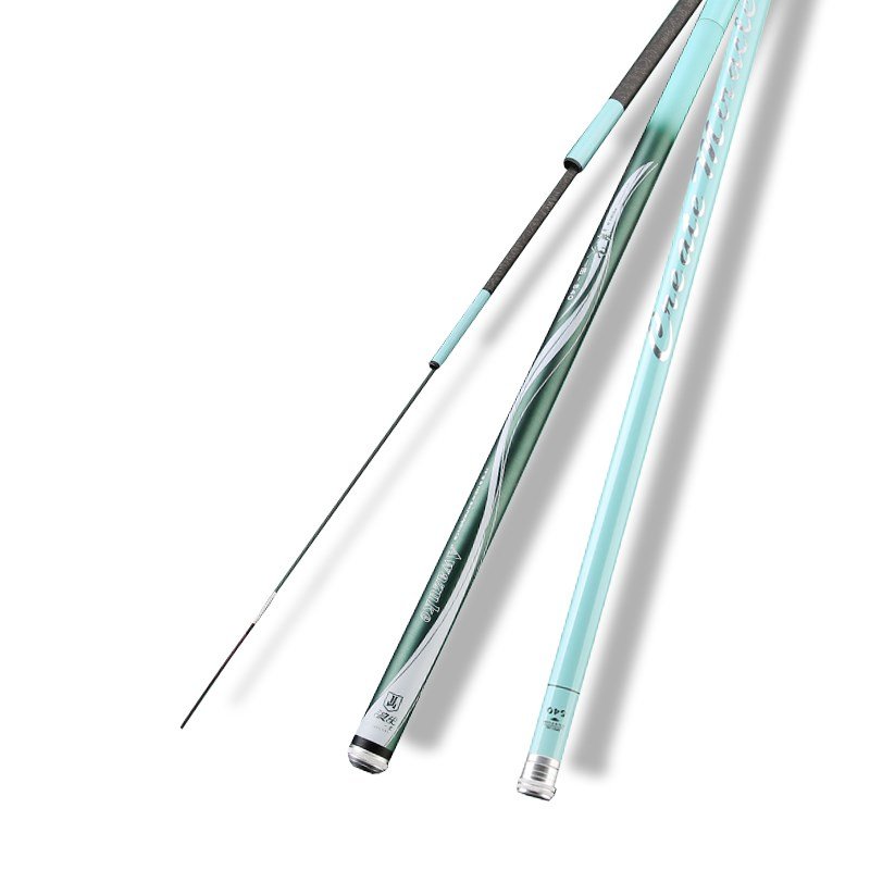 The rod's carbon is light and hard
