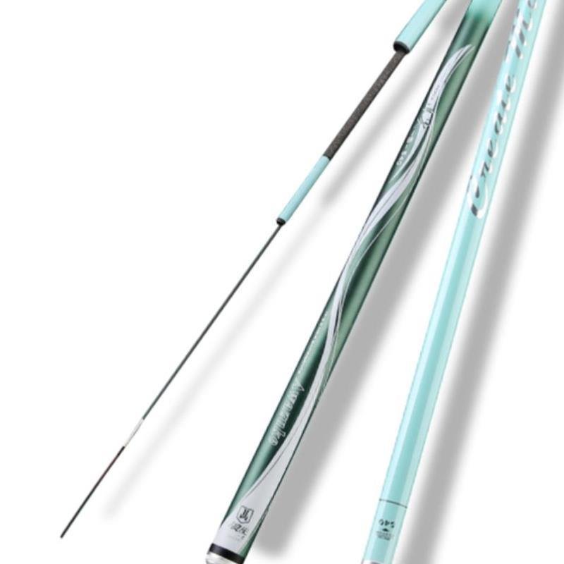 The rod's carbon is so light and so hard