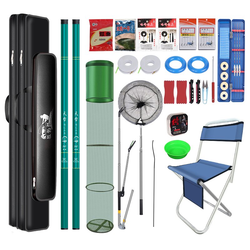 Julumano's official flagship new-hand fishing poles, full of rods and gear