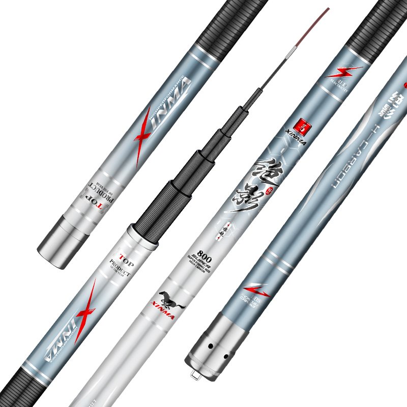 The traditional fishing pole poles are overweight and over-hard
