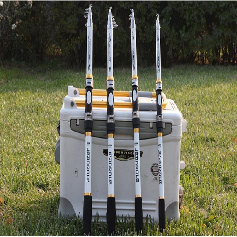 The pole glass and steel pole, 2.4 meters white, hard-to-drive pole suit