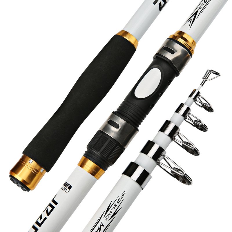 The pole glass and steel pole, 2.4 meters white, hard-to-drive pole suit