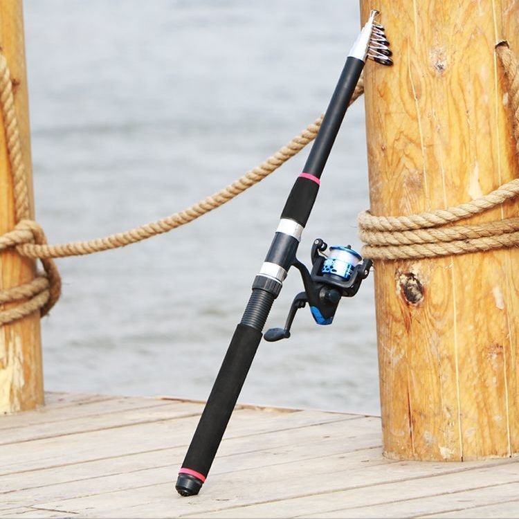 Han Ding's 2.1 metre of poles, full of new and low-key gears for a fishing pole