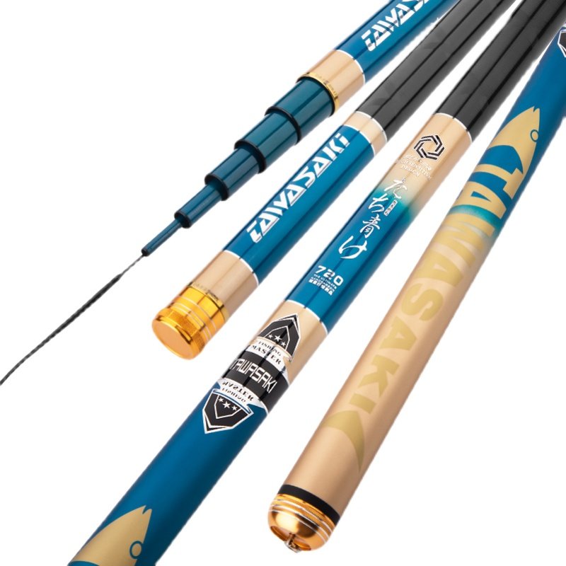 Japan's original imported rods are so light and so hard that the 19-truck fish poles and rods are so hard