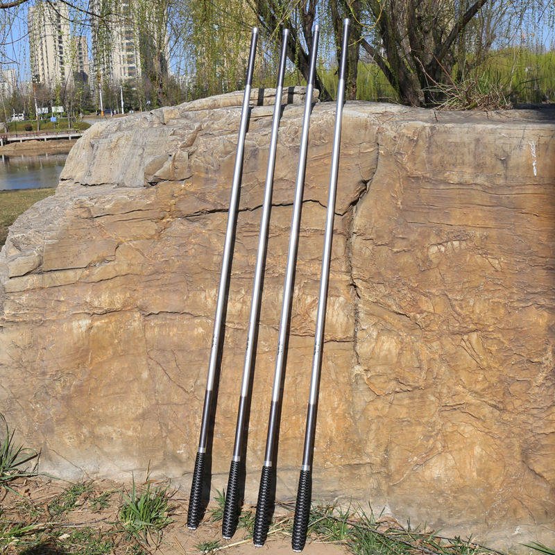 Hampton Cream fishing poles with long node poles