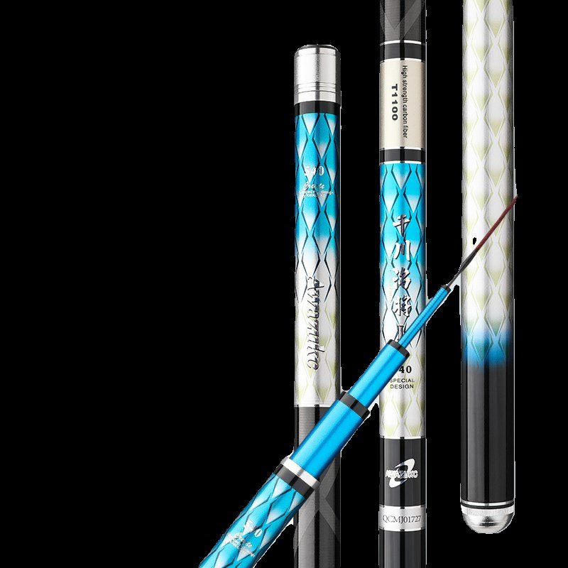 chikawa has a four-generation fish pole, two-x-8, 19-square fish rod