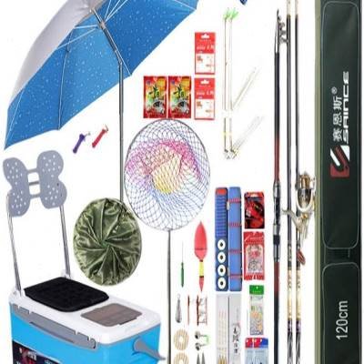 Fishing poles, full of 10 brand-name fishing rod gear gear, full of gear and fishing boxes
