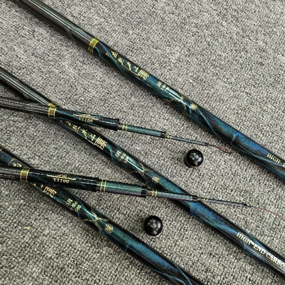 RONG HEE'S HIGH-CARBON, LOW-WEIGHT, HIGH-STRING 5H28, AND 19 POLES ARE FREE TO FISH IN LAKE BANKS