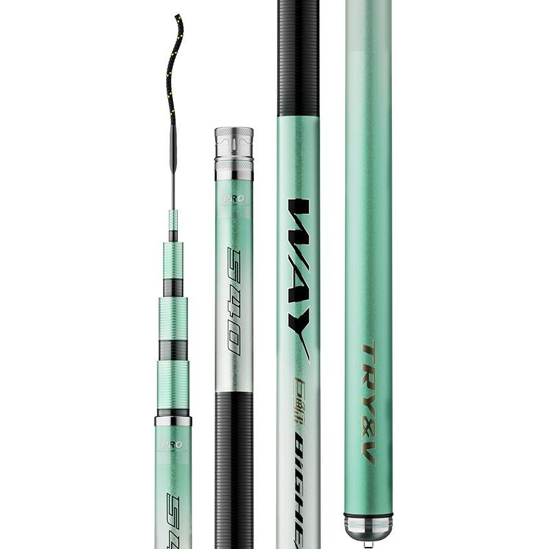 chewieway giant squidfish pole, super-light, super-hard-carbon-fish pole