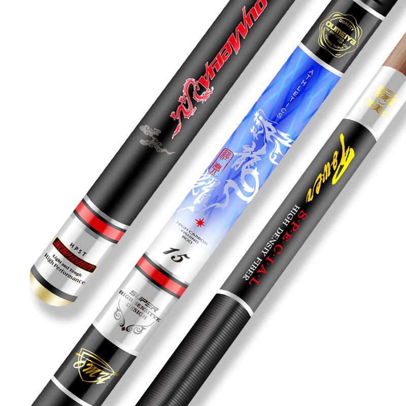Europe's brand-named fish poles have a combination of 28 to 19 poles