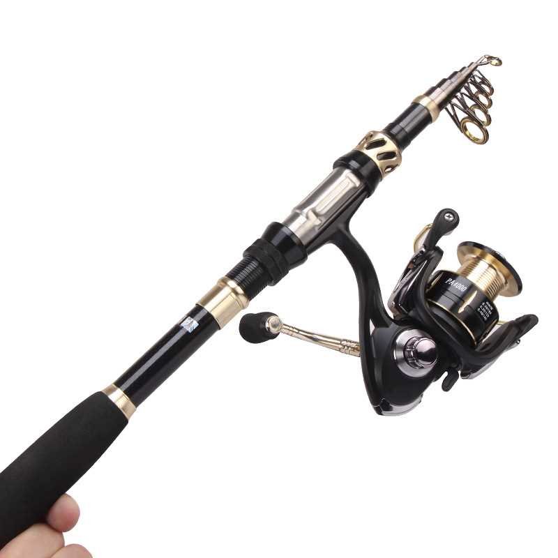 Carbide poles with mini-sea poles, a portable sea pole, and a fishing pole