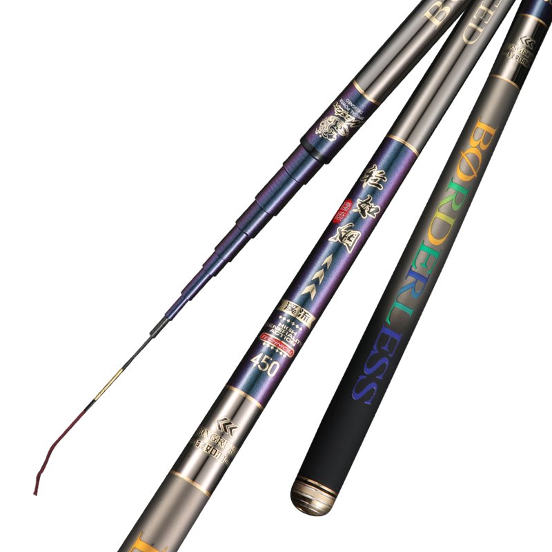 Light as plume new carbon eight poles 2.7 3.9 5.4 6.3 72 metre ultra-light stream poles super-tails