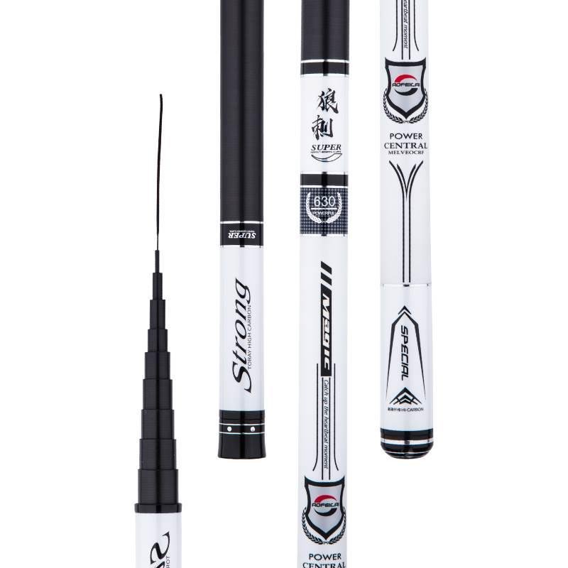 Long-range coyotes stab 3.9 m7.2 carbon short stream poles light and hard, 19 twirling hand rods and twirl