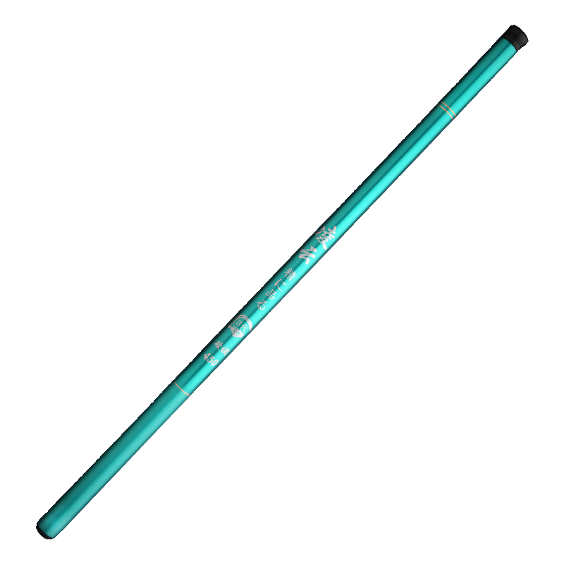 A fishing pole pole with a super-light, super-rigid new-hand short-stream rod gear with a direct fishing pole glass steel