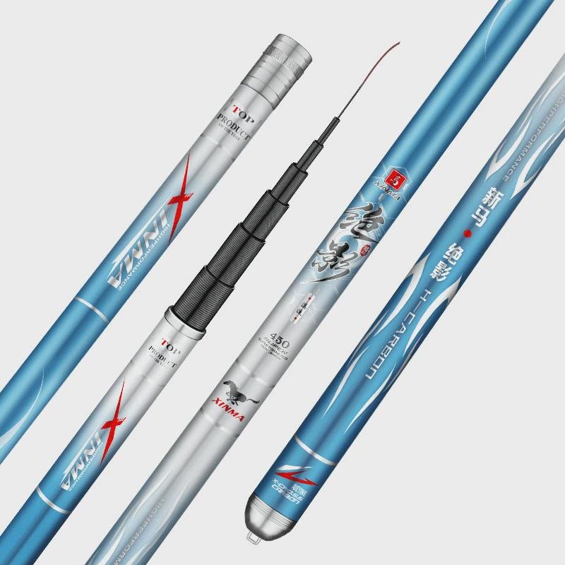 The New Horse Creek pole poles are so light and so hard that they carry a 28-twice fishing pole