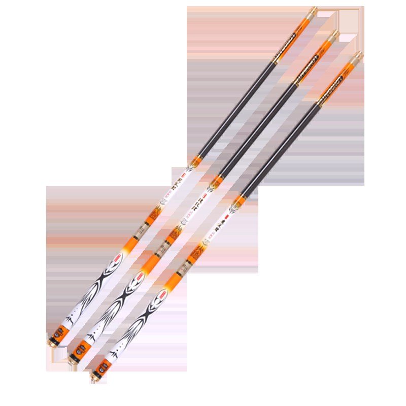 Carbide traditional short and short stream poles over and above 28-twirl fishing poles on a 5.4-metre carp set of 4.5