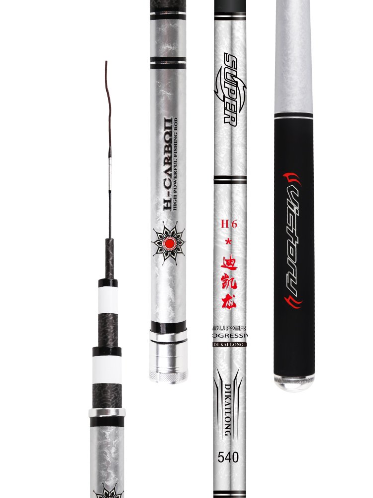 DIKELON H6 POLE, 28, 19, SUPER-HARD AND LIGHT, 4.5H7.2, 6.3 METRE WALL BLACK PIT POLE