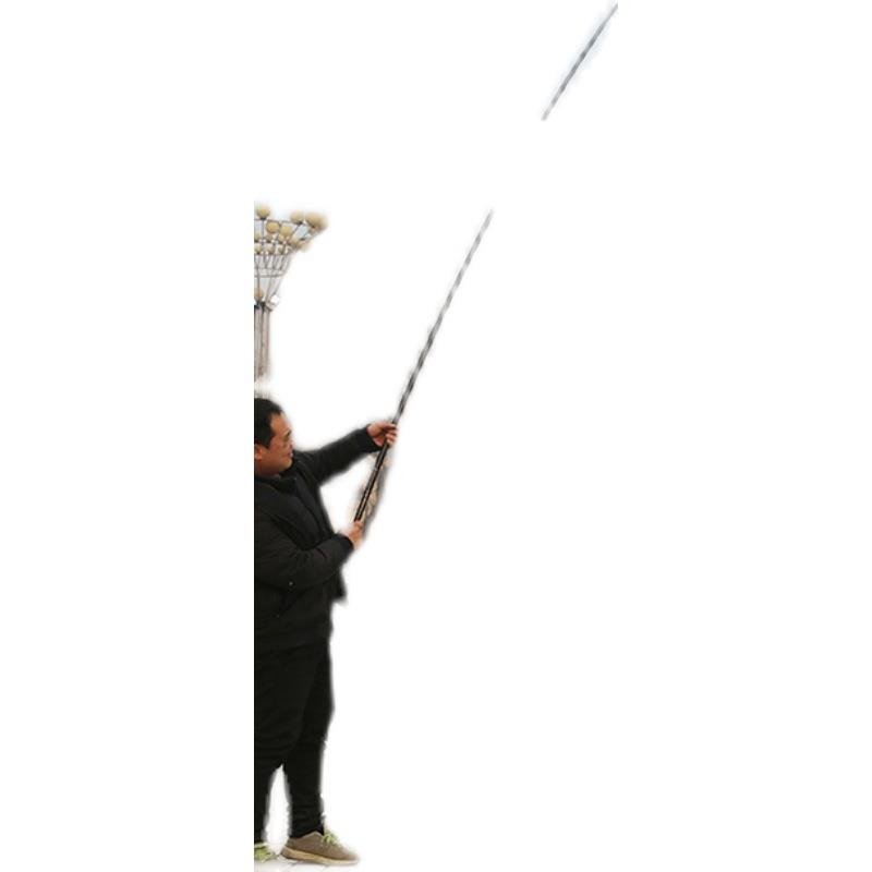 Super-light super-hard carbon-coated long-wire rods 8-9-10-11-13-metre short-stream cannons