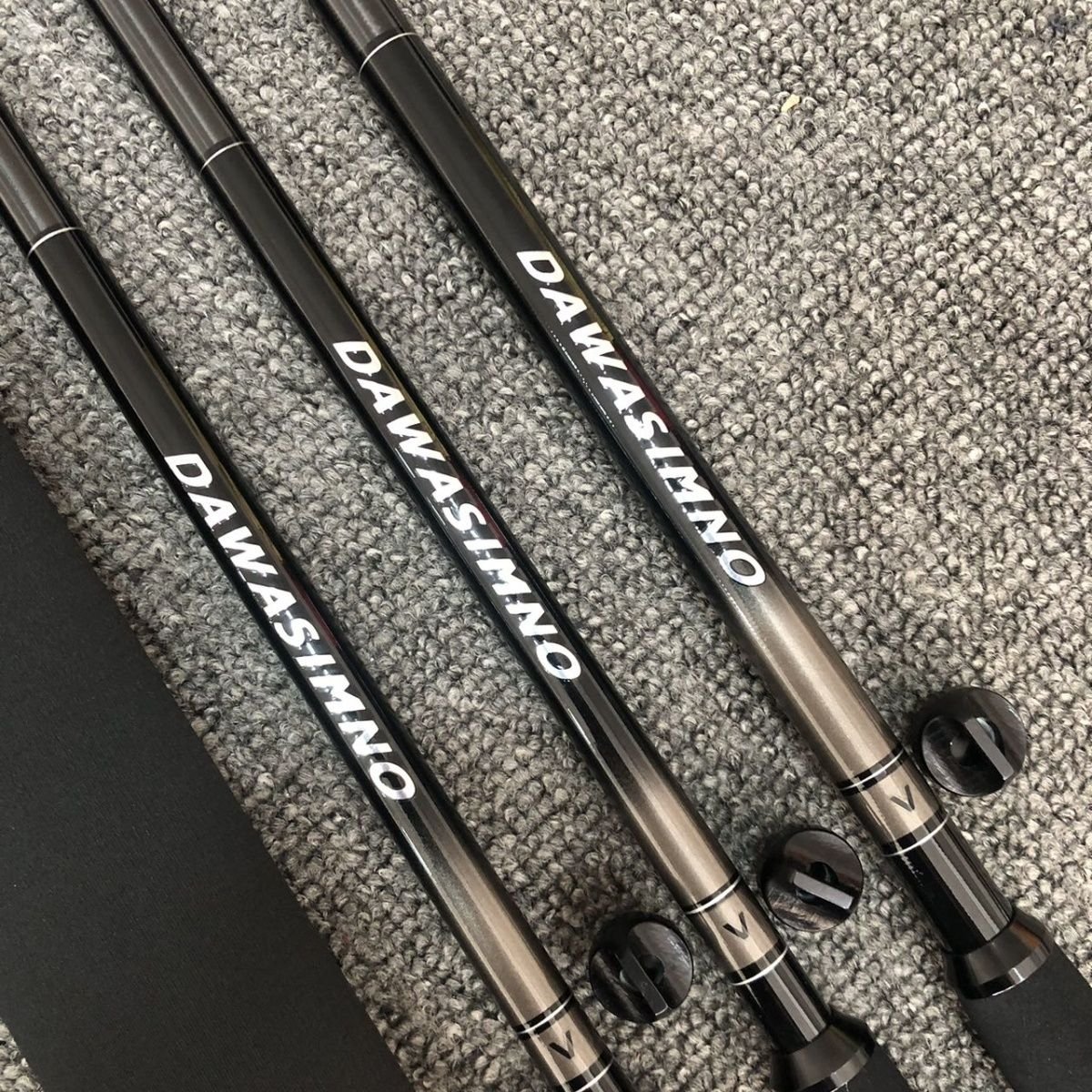 TEN BRANDED GLV6H19 SUPER-RIGID RODS, CARP POLES