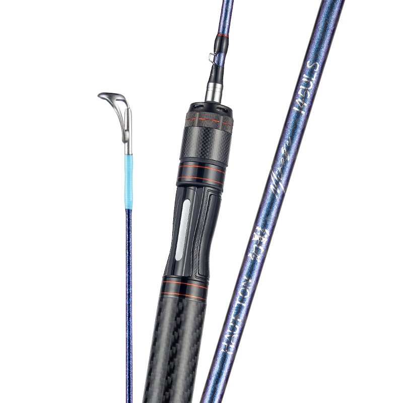 ALL-FUTH O-ROAD POLES HAVE A FULL-CARBON GRIP ON THE UL-MODIFIED POLES
